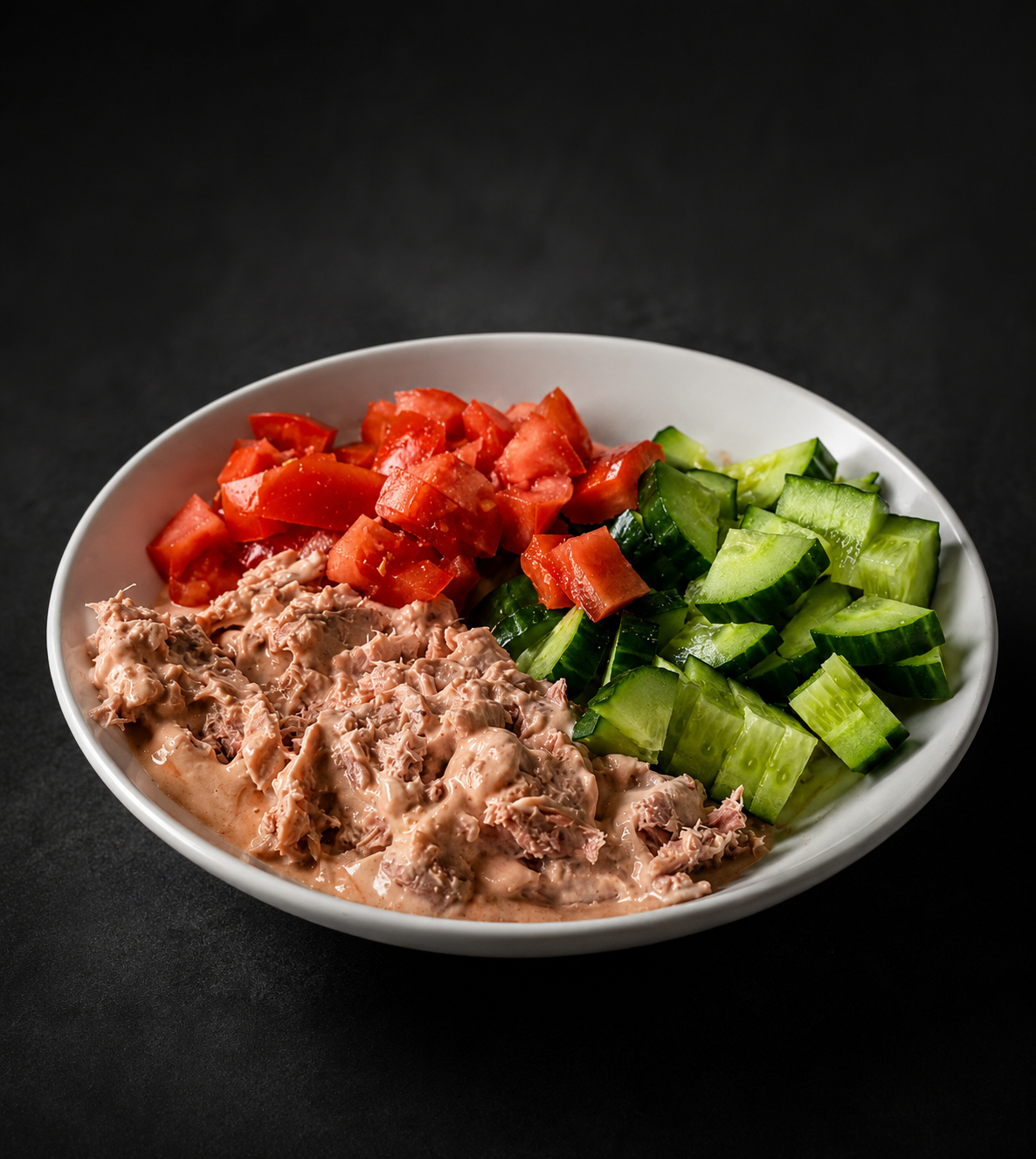 Bol thon, légumes & sauce skyr
