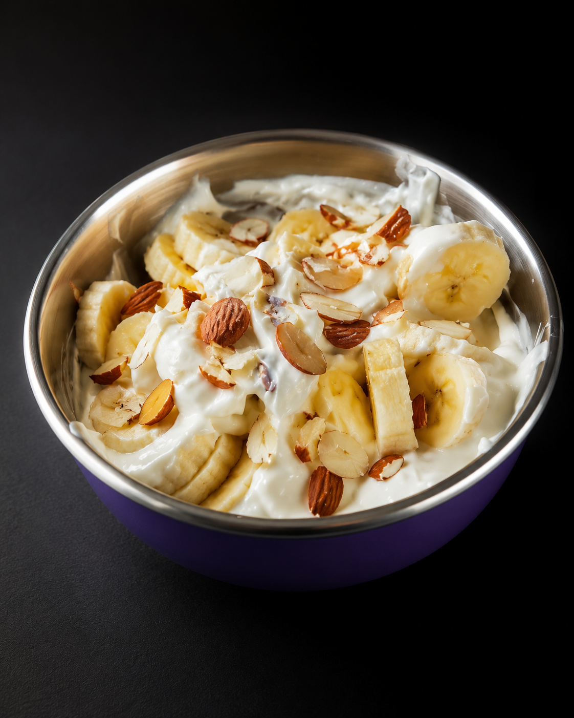 Bol banane whey amandes
